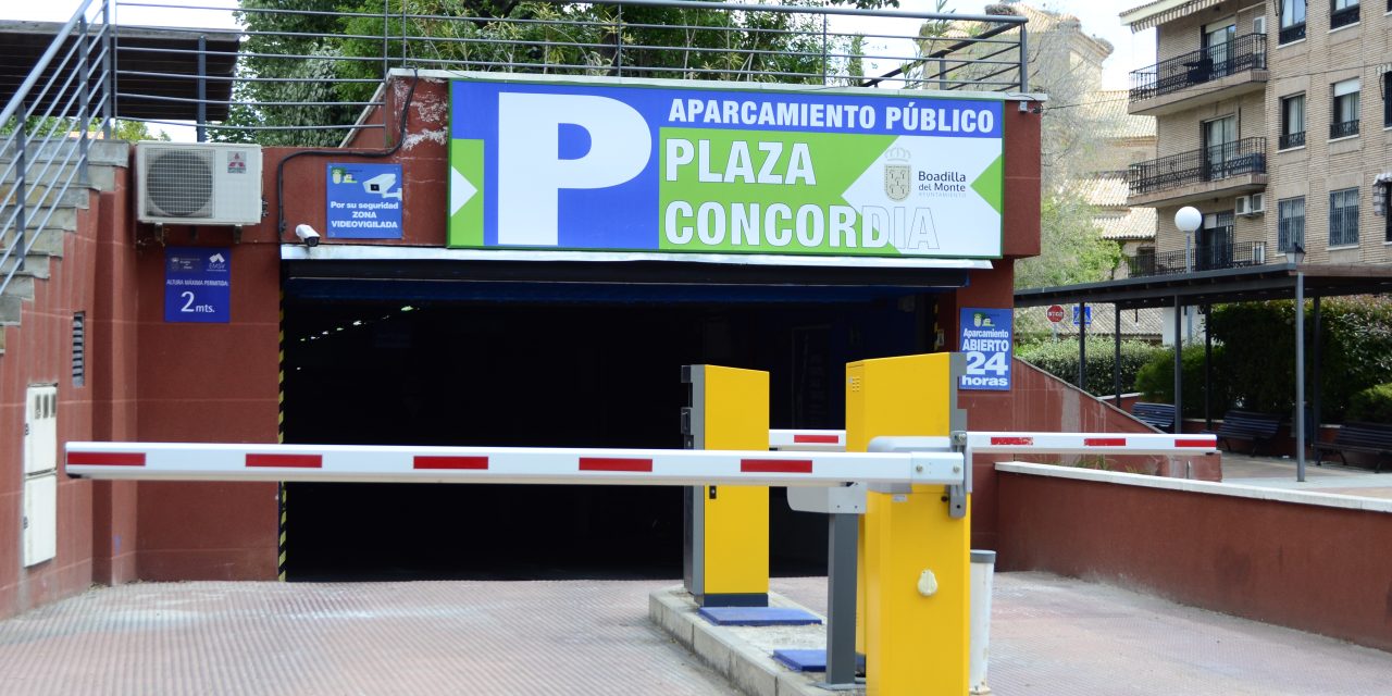 Aparcamiento gratuito en Plaza de la Concordia, Boadilla