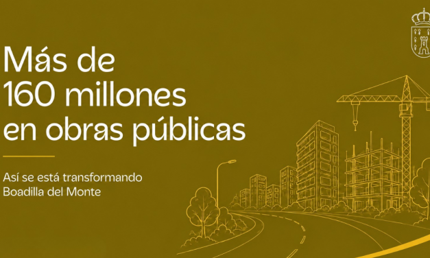 Más de 160 millones en obras públicas en Boadilla